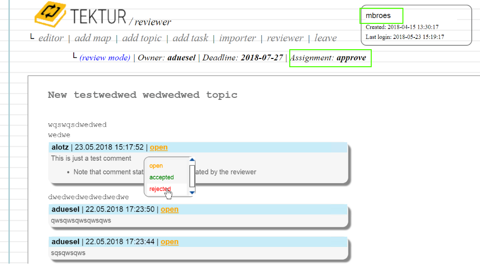 Comment State 2