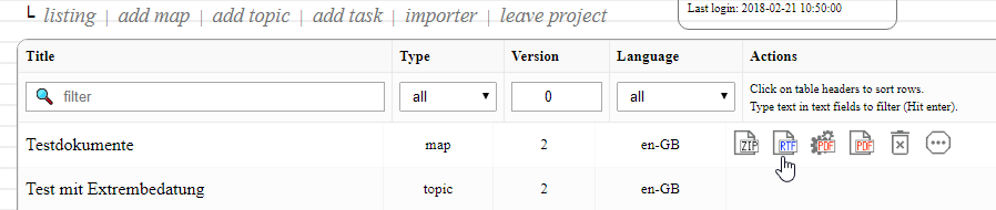 RTF Export