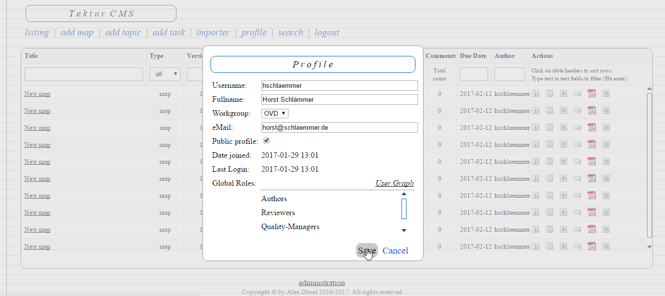 Profile Changed Horst